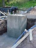 Budowa - betonowanie stacji napędowej