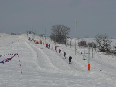 Widok na wyciąg i stok